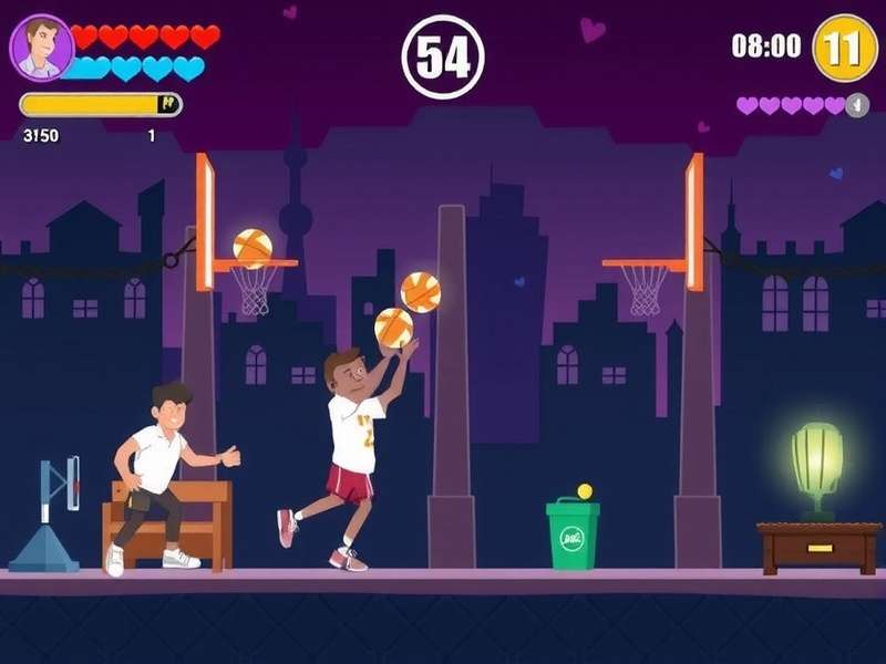 Slum Dunk Dynamo in Action Slum Dunk Dynamo Game Screenshot
